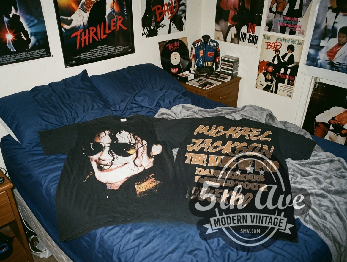 Michael Jackson – Dangerous World Tour Mexico Sunglasses – Vintage Band T-Shirt