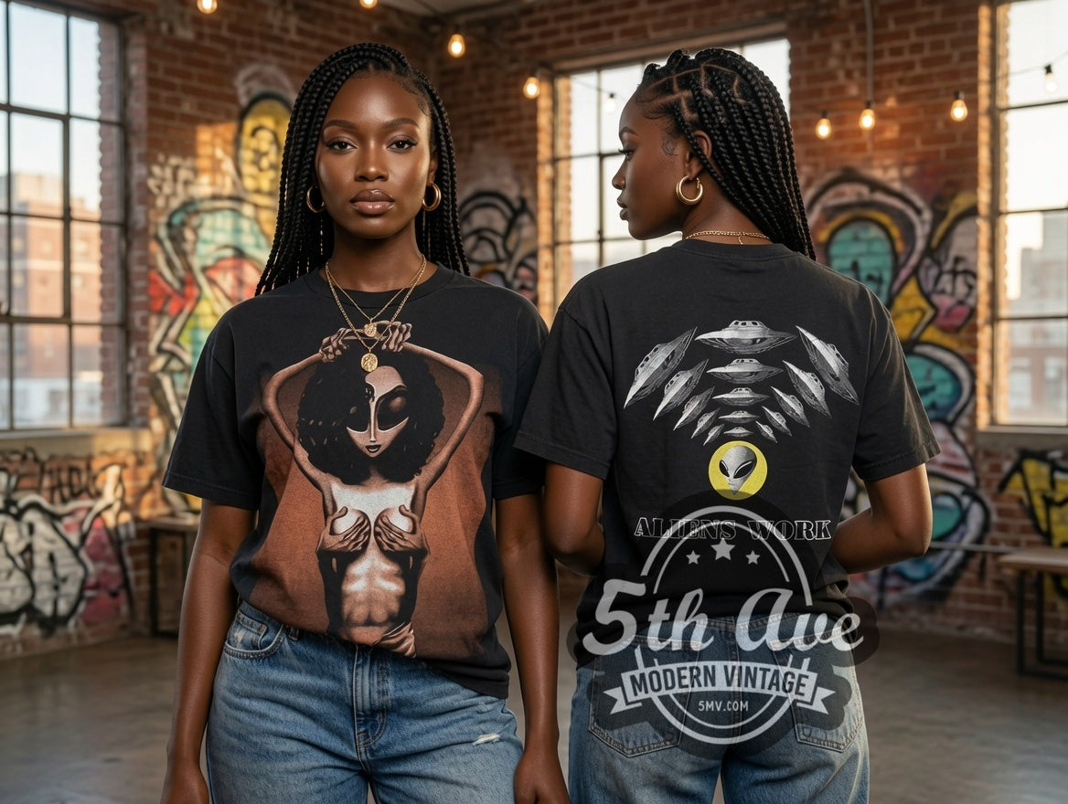 Janet Jackson Alien vintage band t-shirt, detail view 5