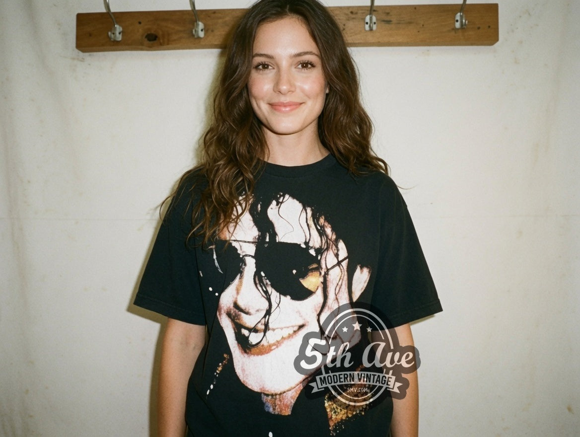 Michael Jackson – Dangerous World Tour Mexico Sunglasses – Vintage Band T-Shirt, photo 7