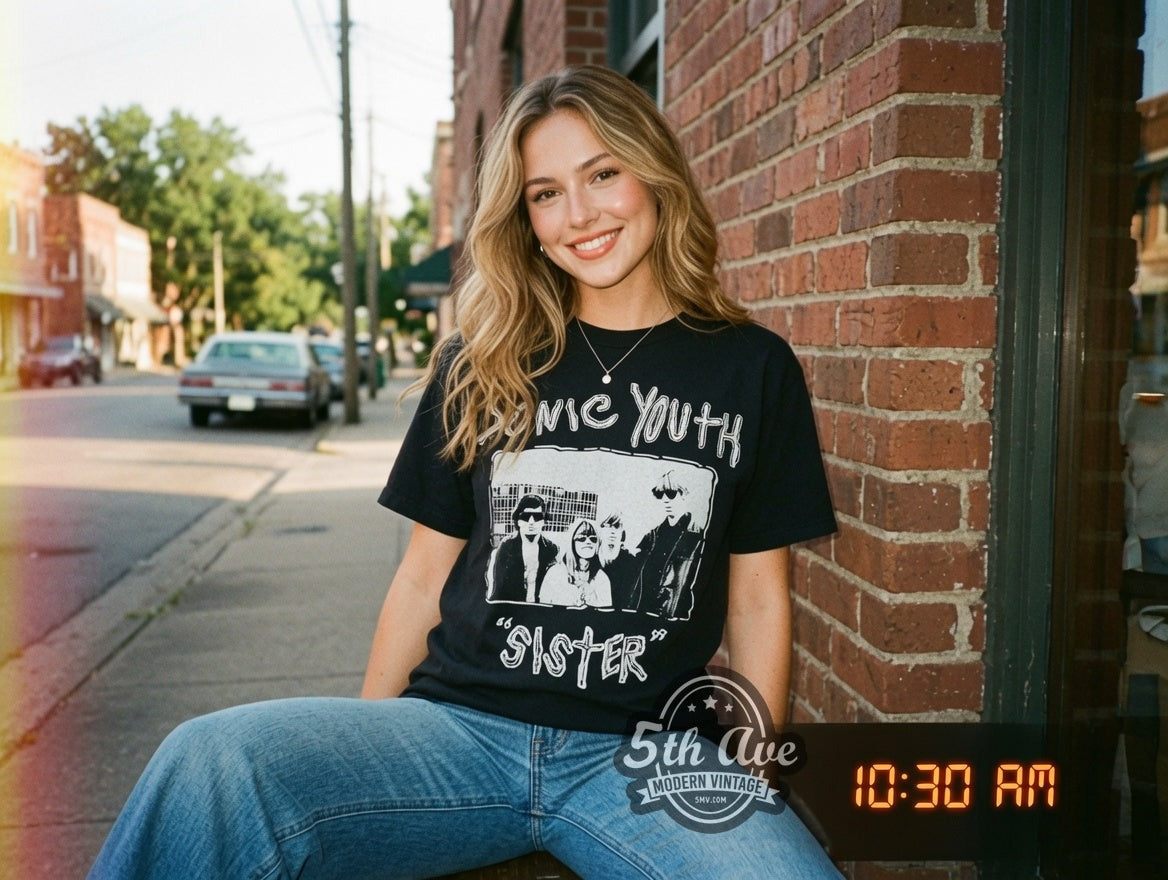 Sonic Youth – Sister Band Photo – Vintage Band T-Shirt, photo 7
