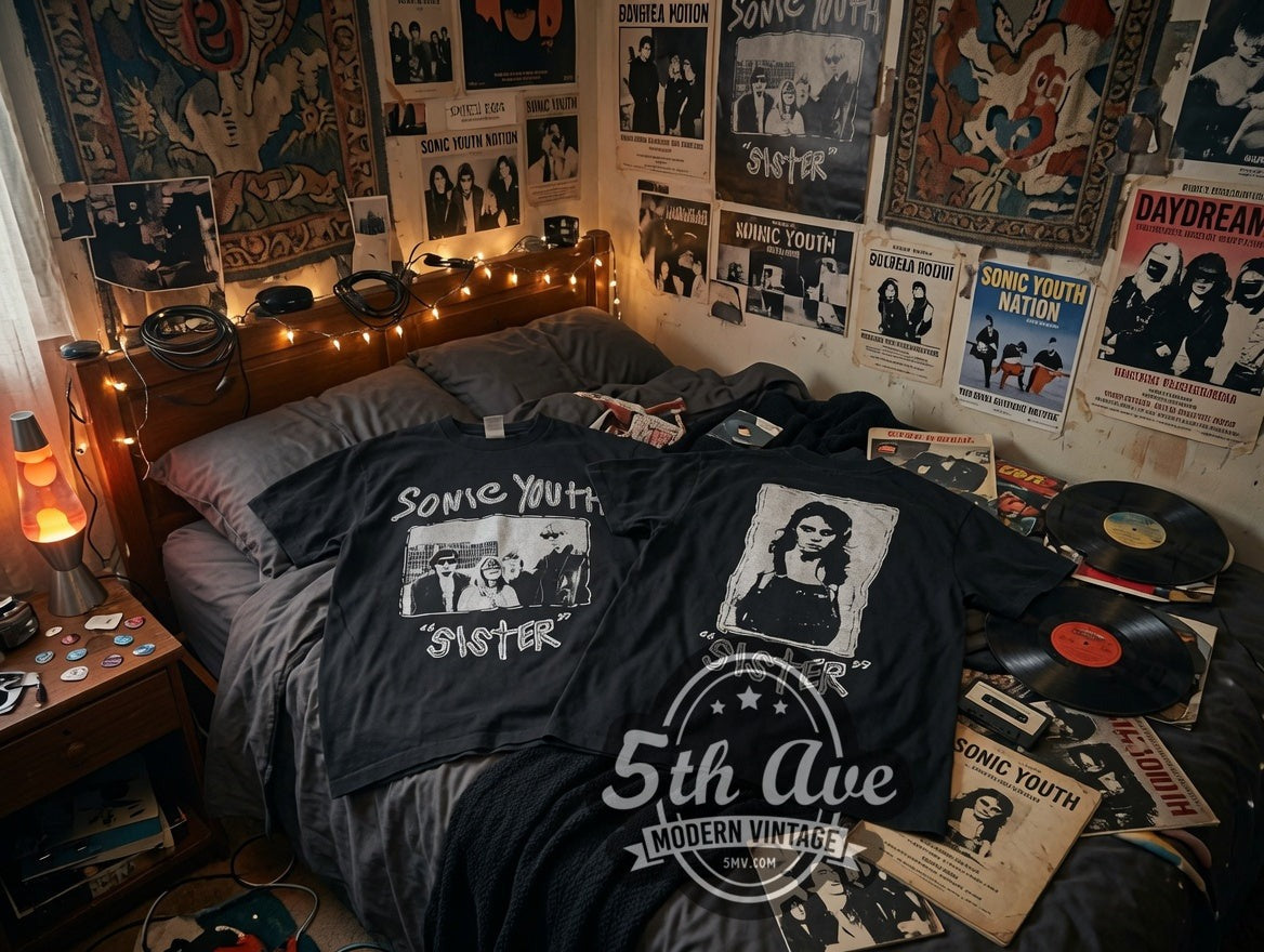 Sonic Youth – Sister Band Photo – Vintage Band T-Shirt