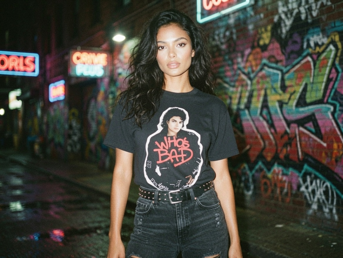 1988 Michael Jackson Bad Tour T shirt