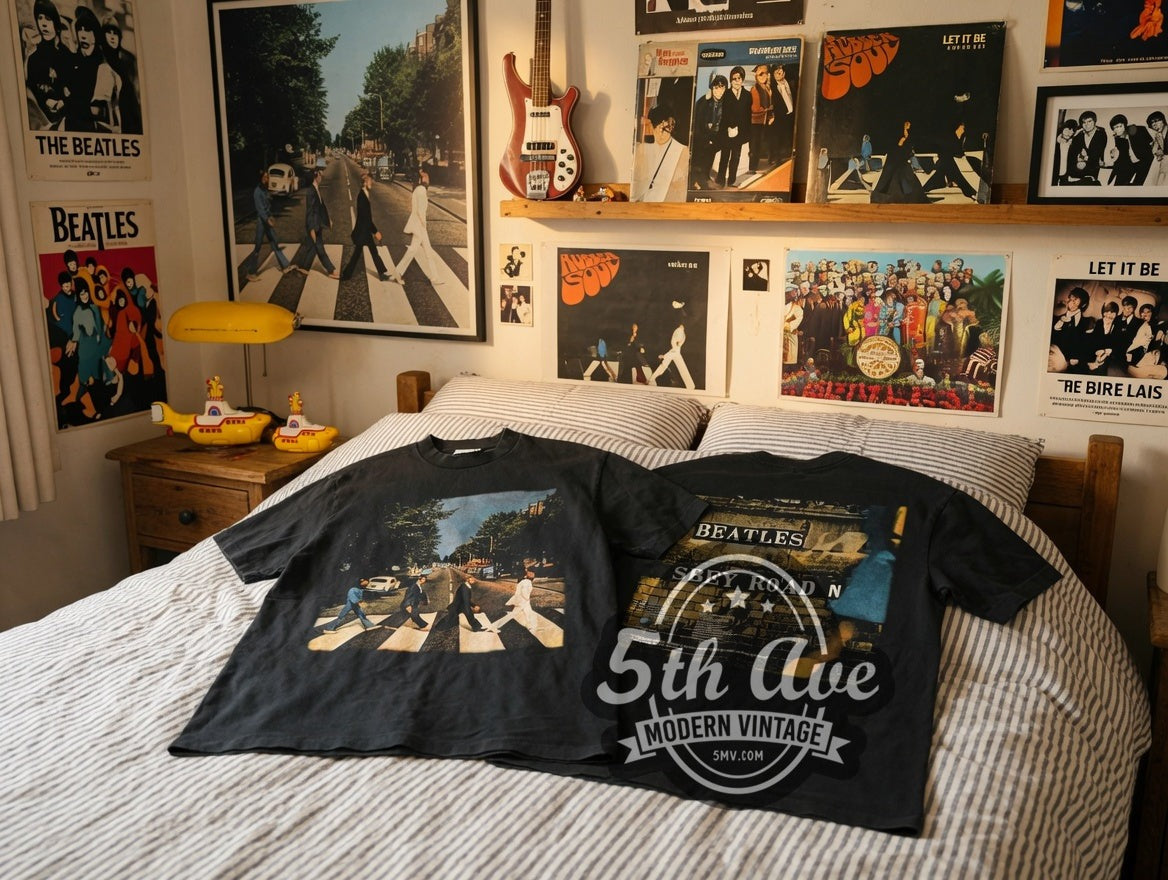 The Beatles – Abbey Road Crossing – Vintage Band T-Shirt
