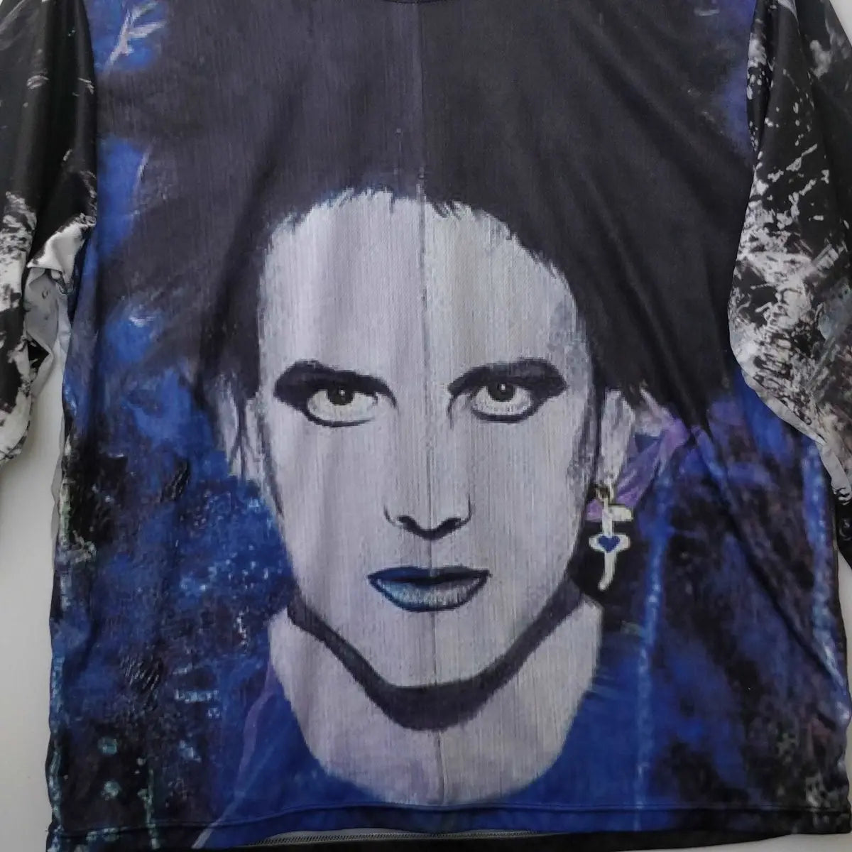 Robert Smith's Timeless Reverie: Limited-Edition Portrait Tee - Vintage Band Shirts
