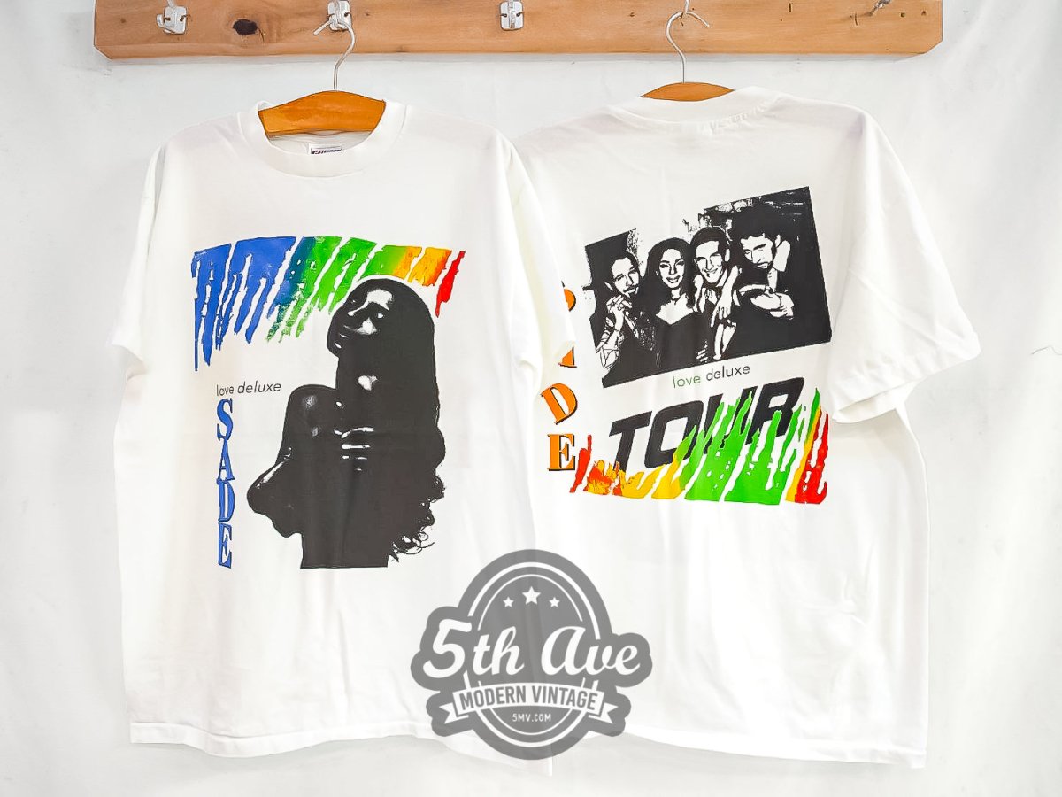 Sade 'Love Deluxe' Tour 1993 - Vintage Reprint Band T-Shirt - Vintage Band Shirts