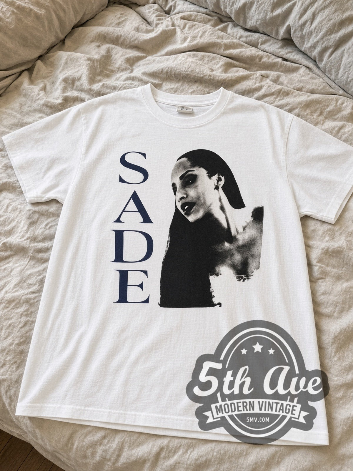 Sade Love Deluxe World Tour 1993 vintage band tee laid flat