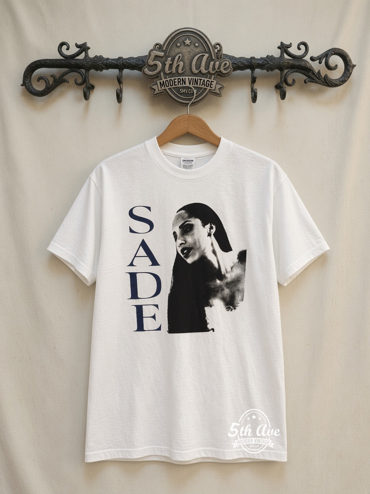 Sade Love Deluxe World Tour 1993 Vertical Portrait vintage band t-shirt on rack