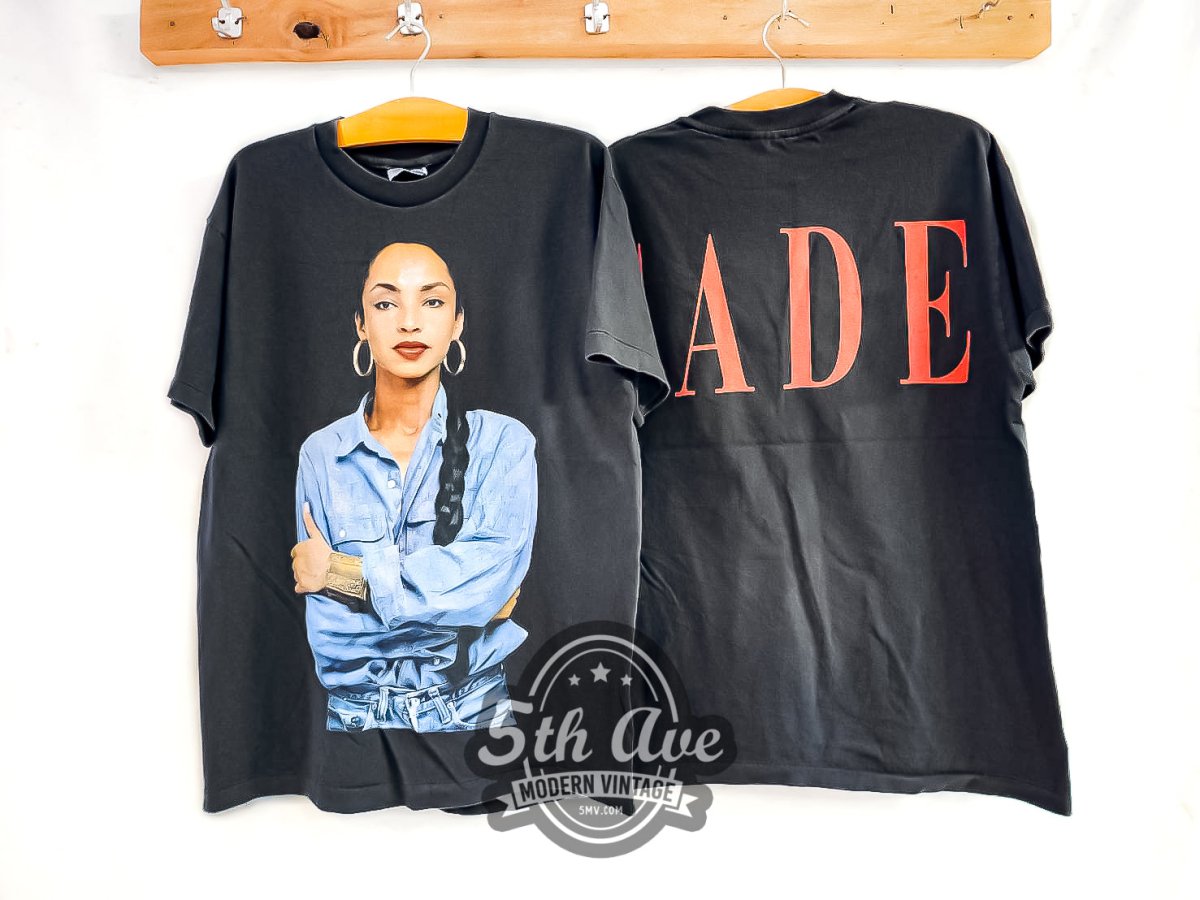 Sade 'The Queen of Cool' - Vintage Reprint Band T-Shirt - Vintage Band Shirts