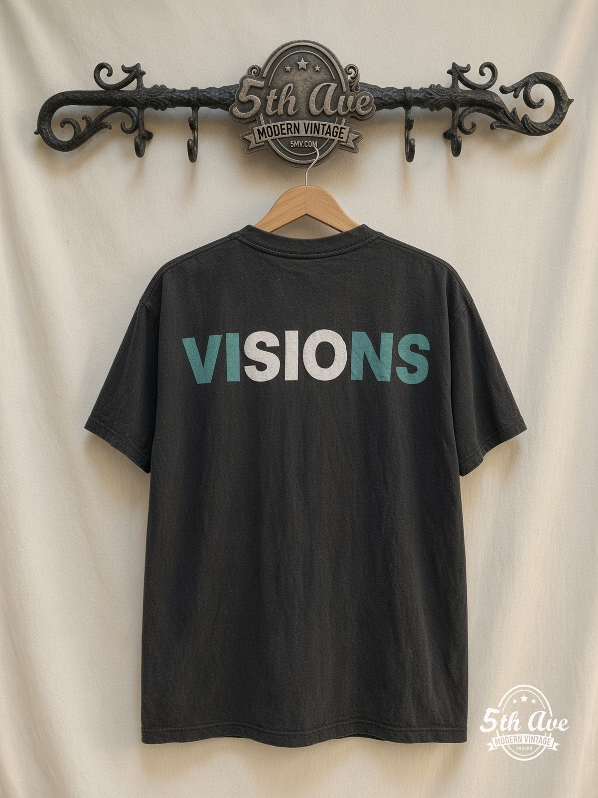 SAINT Towards A New Reality Visions vintage t-shirt back on rack