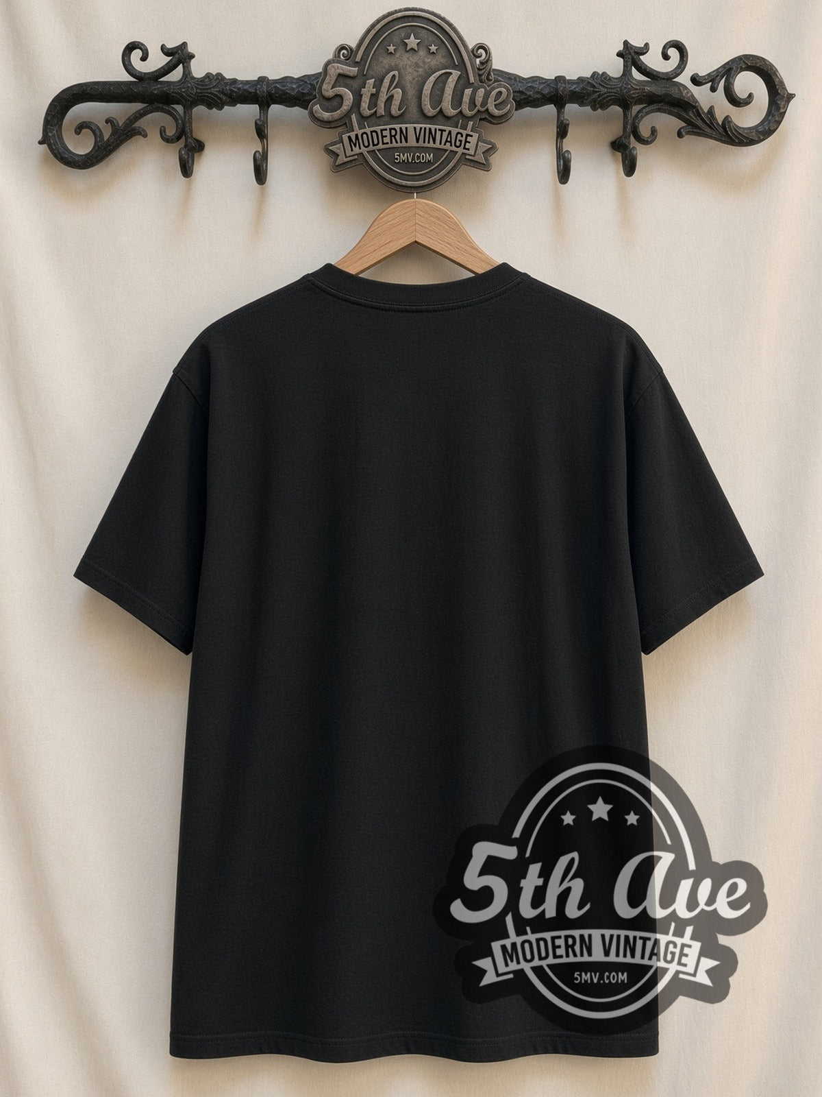 Slipknot Nine Mask Fiery Group Collage vintage band t-shirt, back view on the 5MV rack