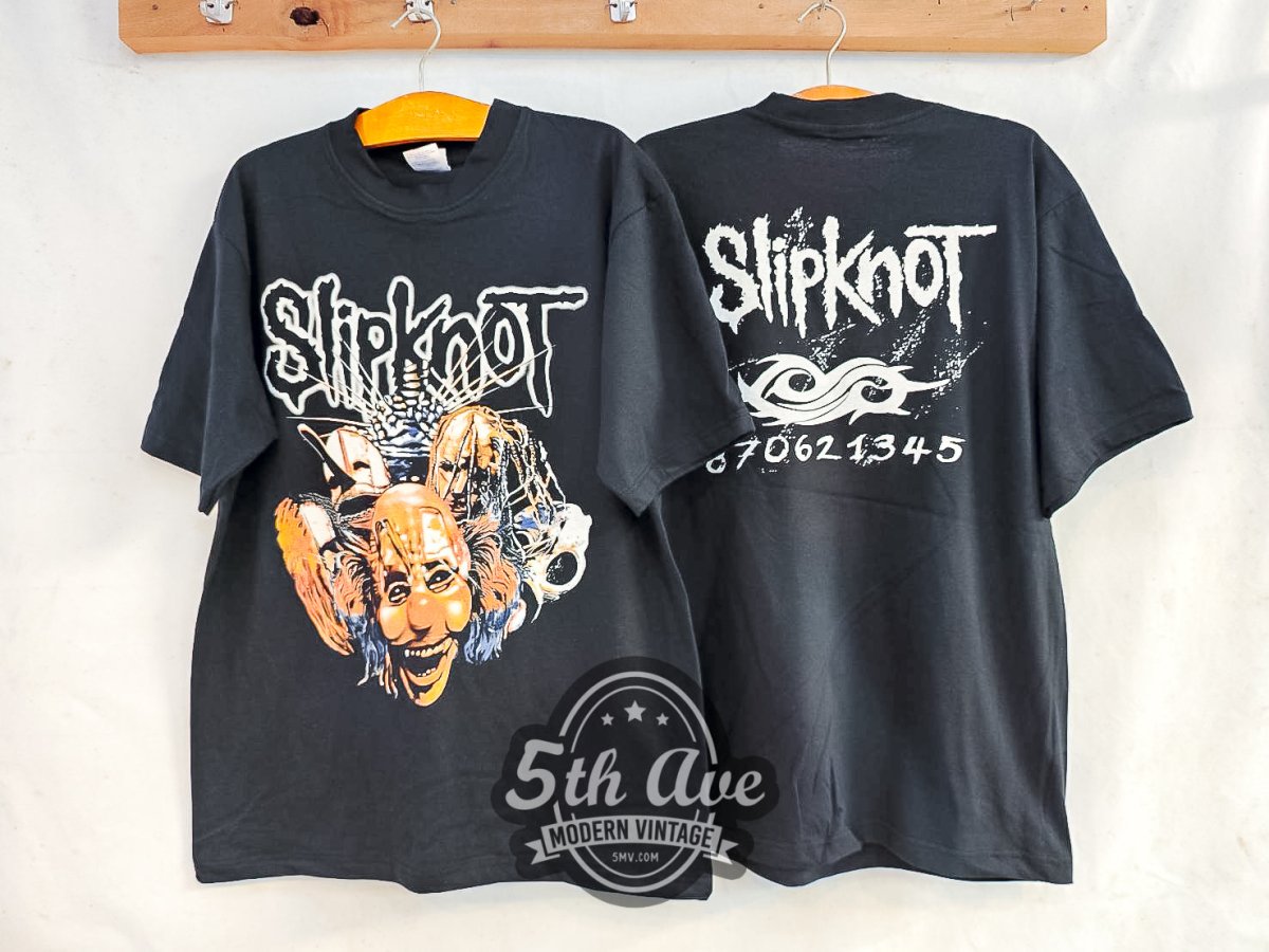 Slipknot '870621345' - Vintage Reprint Band T-Shirt