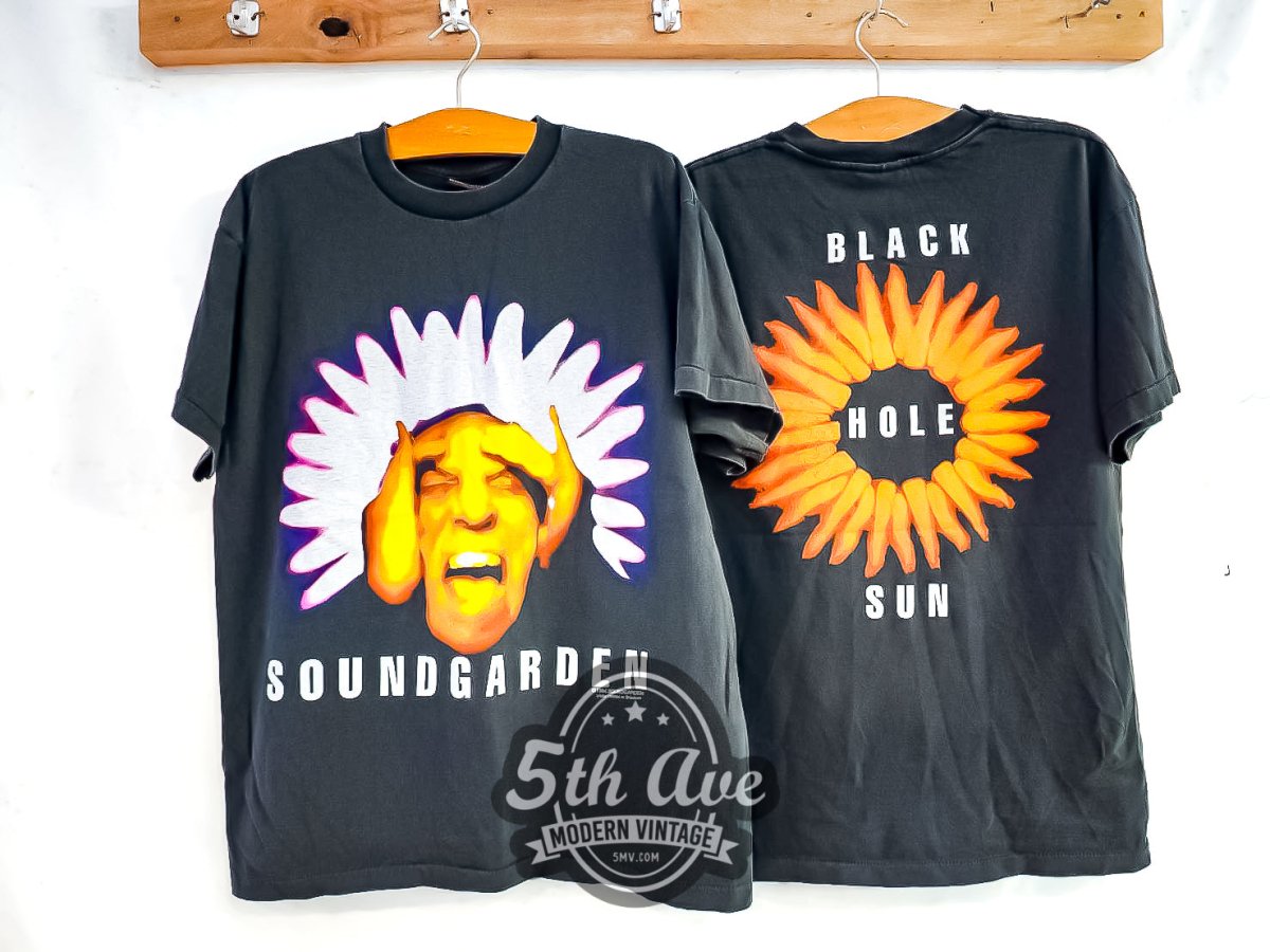 Soundgarden 'Black Hole Sun' - Vintage Reprint Band T-Shirt - Vintage Band Shirts