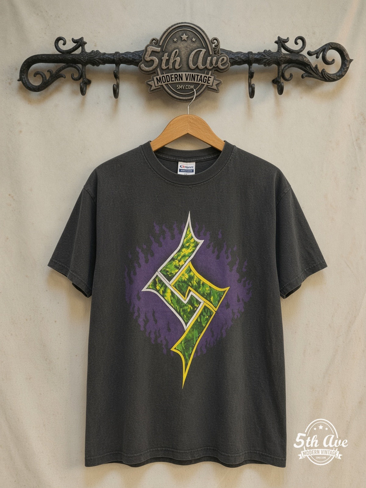 Soundgarden Get on the Snake Tour 1990 vintage band t-shirt on rack