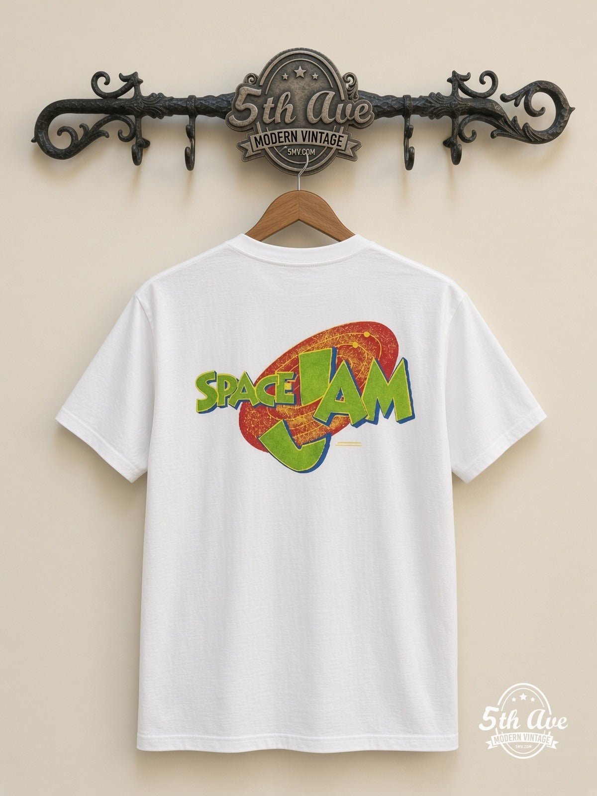 Space Jam Space Jam Taz Monstar all over print vintage tee back on cream 5th Ave rack
