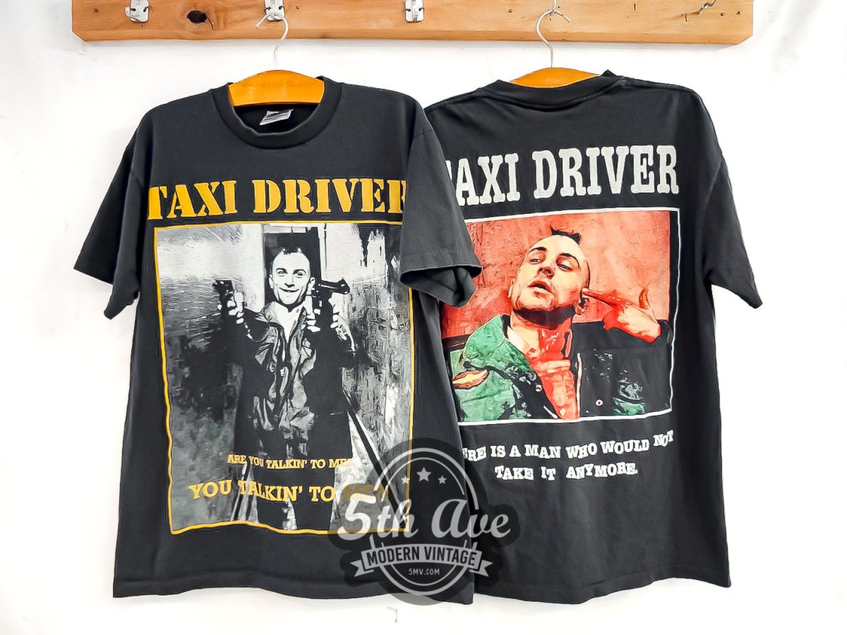 Taxi Driver - AOP All Over Print Vintage Reprint Movie T-Shirt - Vintage Band Shirts