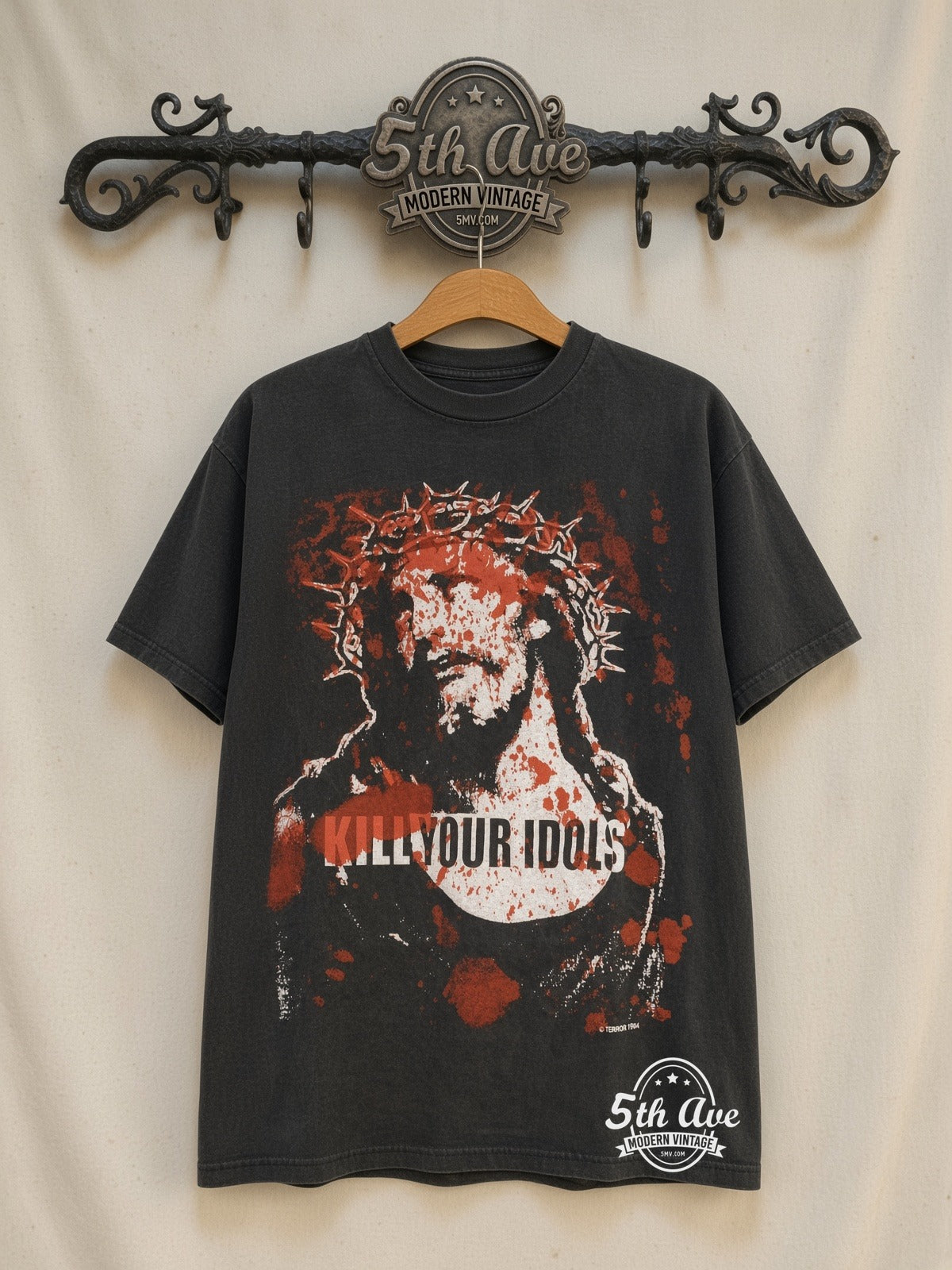 Terror Kill Your Idols vintage band t-shirt on rack