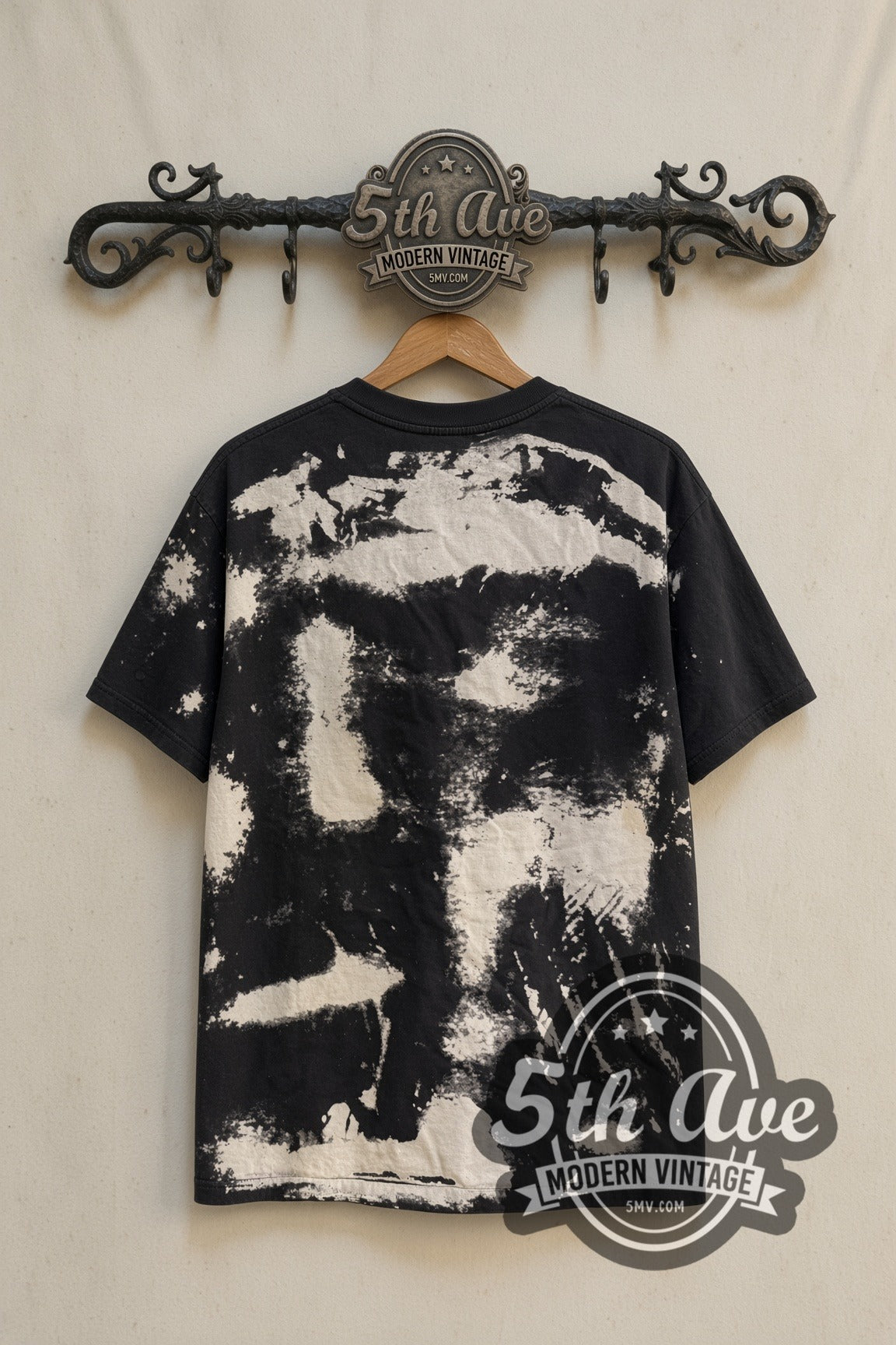 Bleach splatter back of The Cure all over print tee on the 5MV rack
