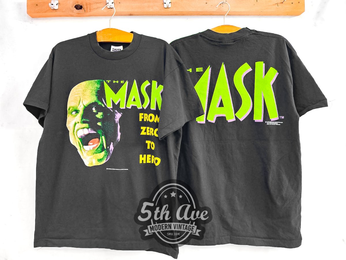 The Mask From Zero to Hero - Vintage Reprint Movie T-Shirt - Vintage Band Shirts