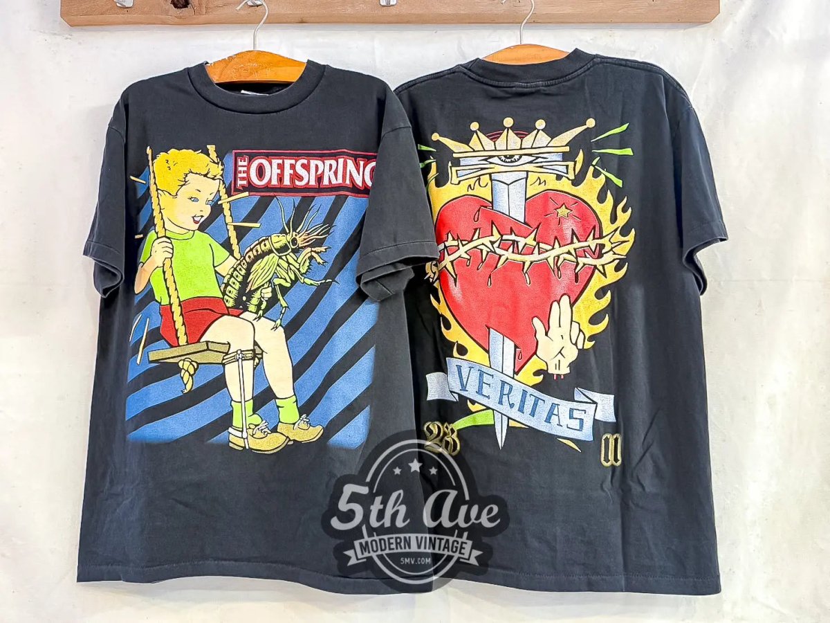 The Offspring Veritas - Vintage Reprint Band T-Shirt - Vintage Band Shirts