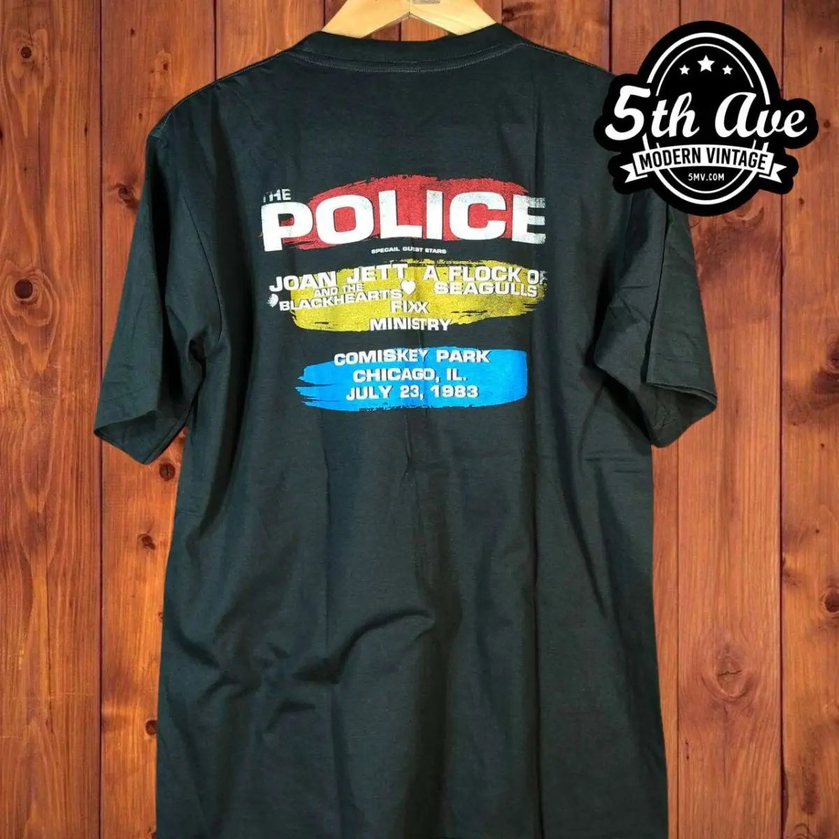The Police North American Tour 1983 - New Vintage Band T shirt