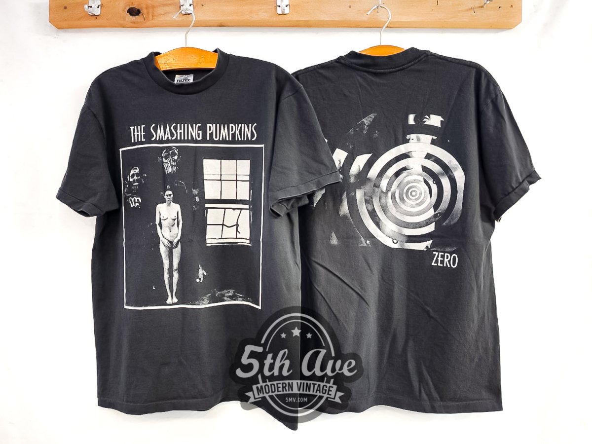 00s smashing pumpkins ZERO バンド Tシャツ The Smashing Pumpkins 'Zero' - Vintage Reprint Band T-Shirt