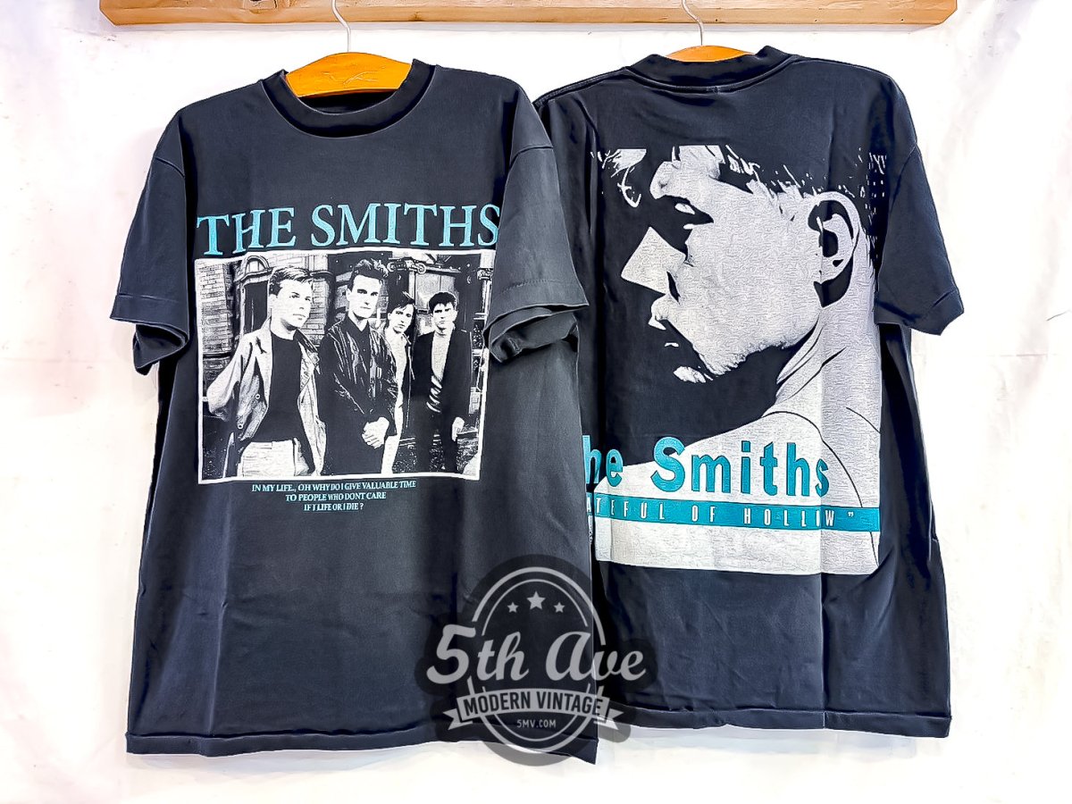 未着用The Smiths Hatful of Hollow Tシャツ＊シミあり The Smiths 'Hatful of Hollow' - Vintage Reprint Band T-Shirt