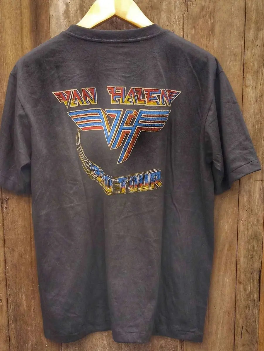 Ván Halen Eruption Guitar Mens Back Print T-shirt