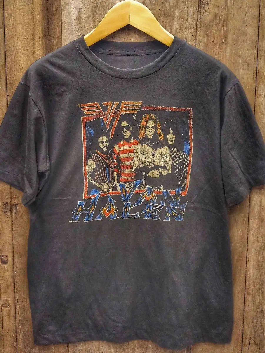 Van Halen Authentic Vintage Concert T Shirts Vintage Eddie Concert