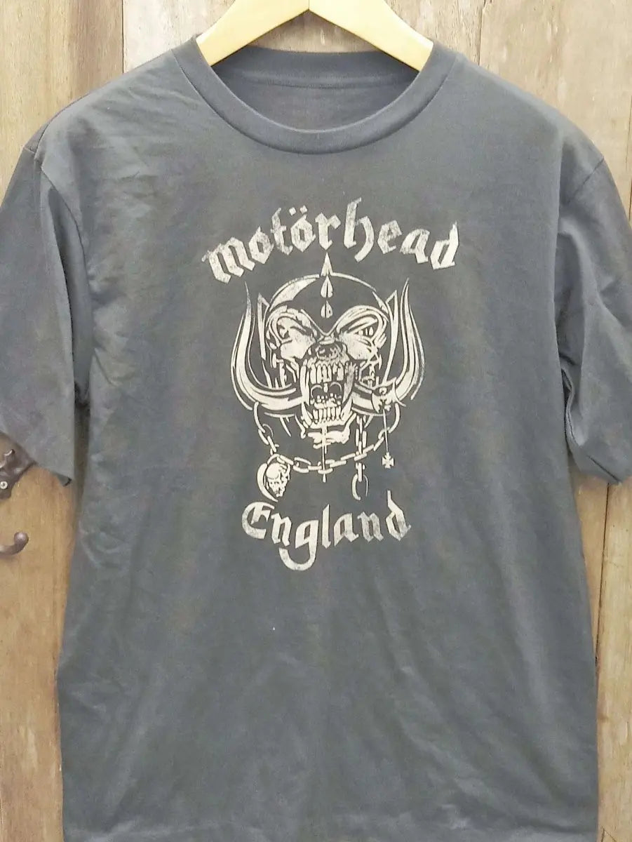 Vintage Motörhead T-Shirt with Captain Boot Tag: 'Everything Louder Than Everything Else - Vintage Band Shirts
