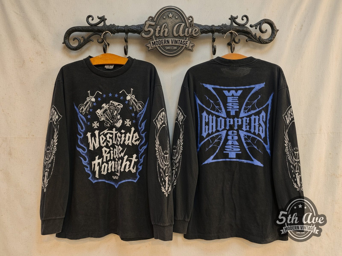 West Coast Choppers – Westside Ride Tonight Long Sleeve – Vintage Band T-Shirt watermarked rack photo