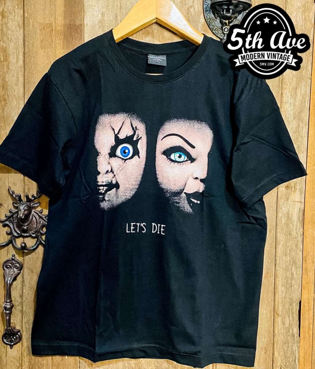 Chucky's Playtime Duo t shirt: Let's Die Edition - Vintage Band Shirts
