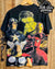 Marvel X-Men Illuminati All Over Print Single Stitch Black Crew Neck t shirt: - Vintage Band Shirts