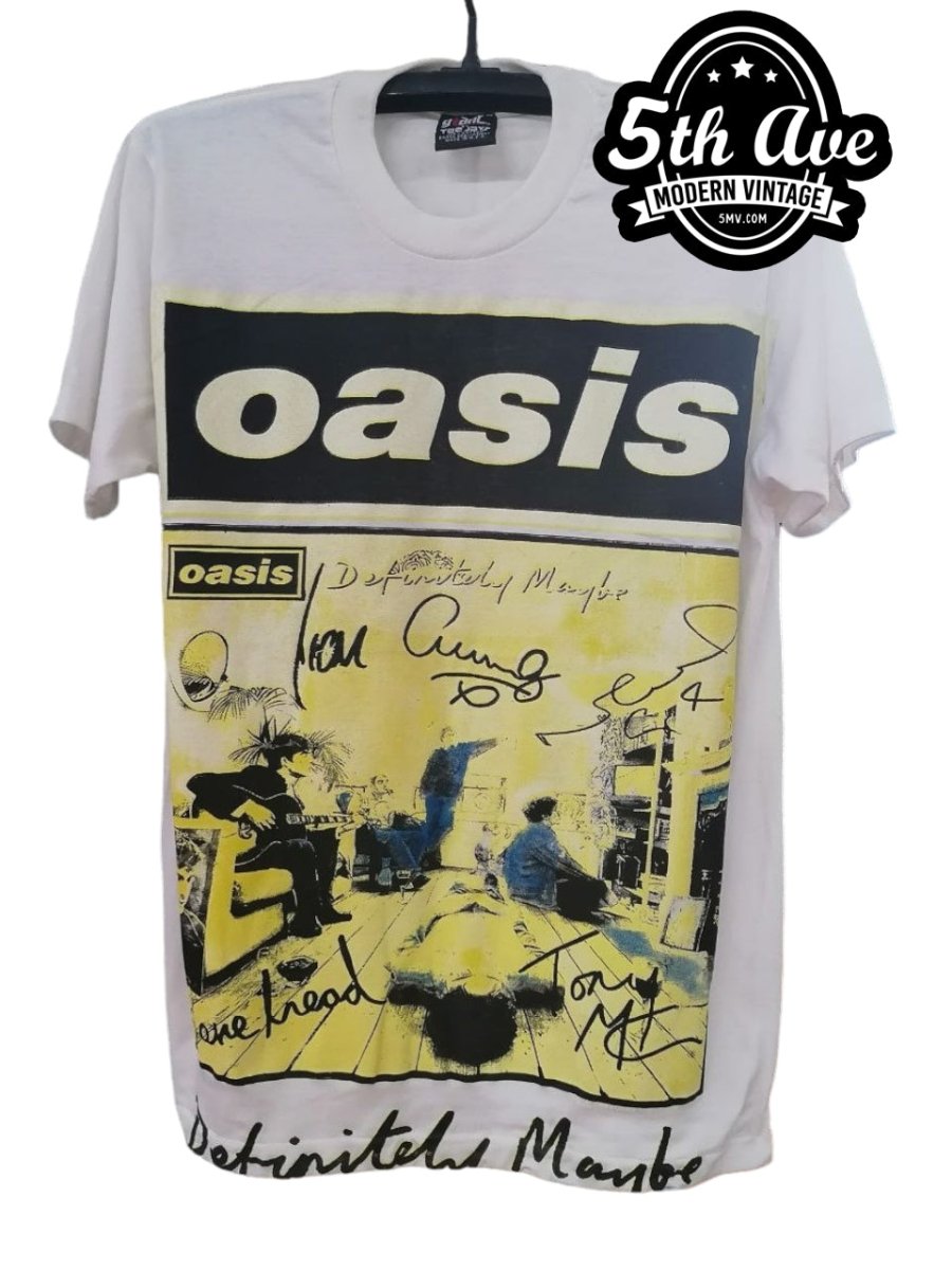 Oasis Definitely Maybe Epic T Shirt - Vintage Band Shirts