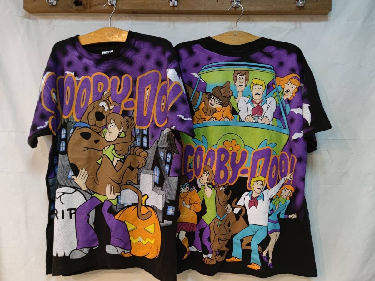Scooby-Doo Action-Packed T-Shirt: Embrace Mystery and Adventure - Vintage Band Shirts