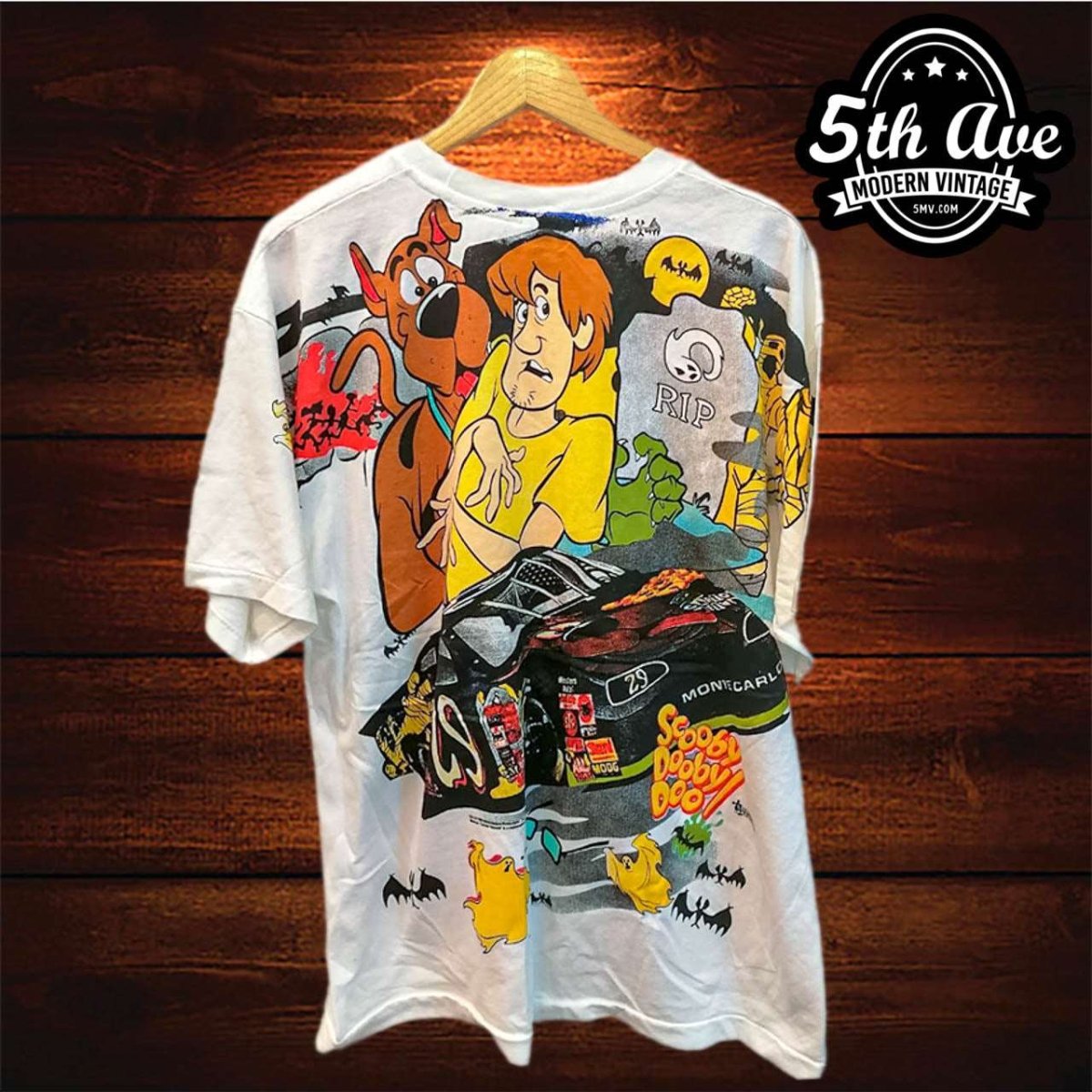 Scooby-Doo and NASCAR Mote Carlo Mysteries t shirt - Vintage Band Shirts