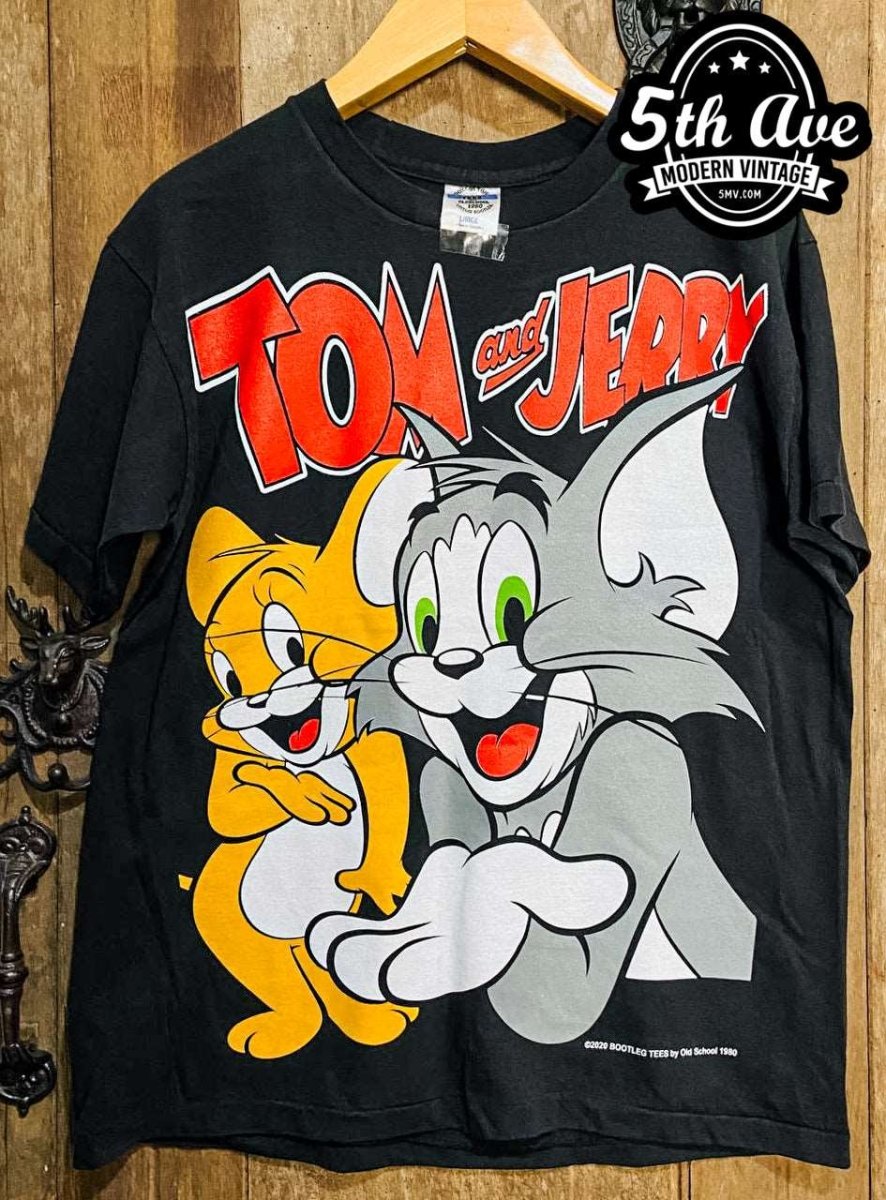 Tom and Jerry - New Vintage Animation T shirt - Vintage Band Shirts