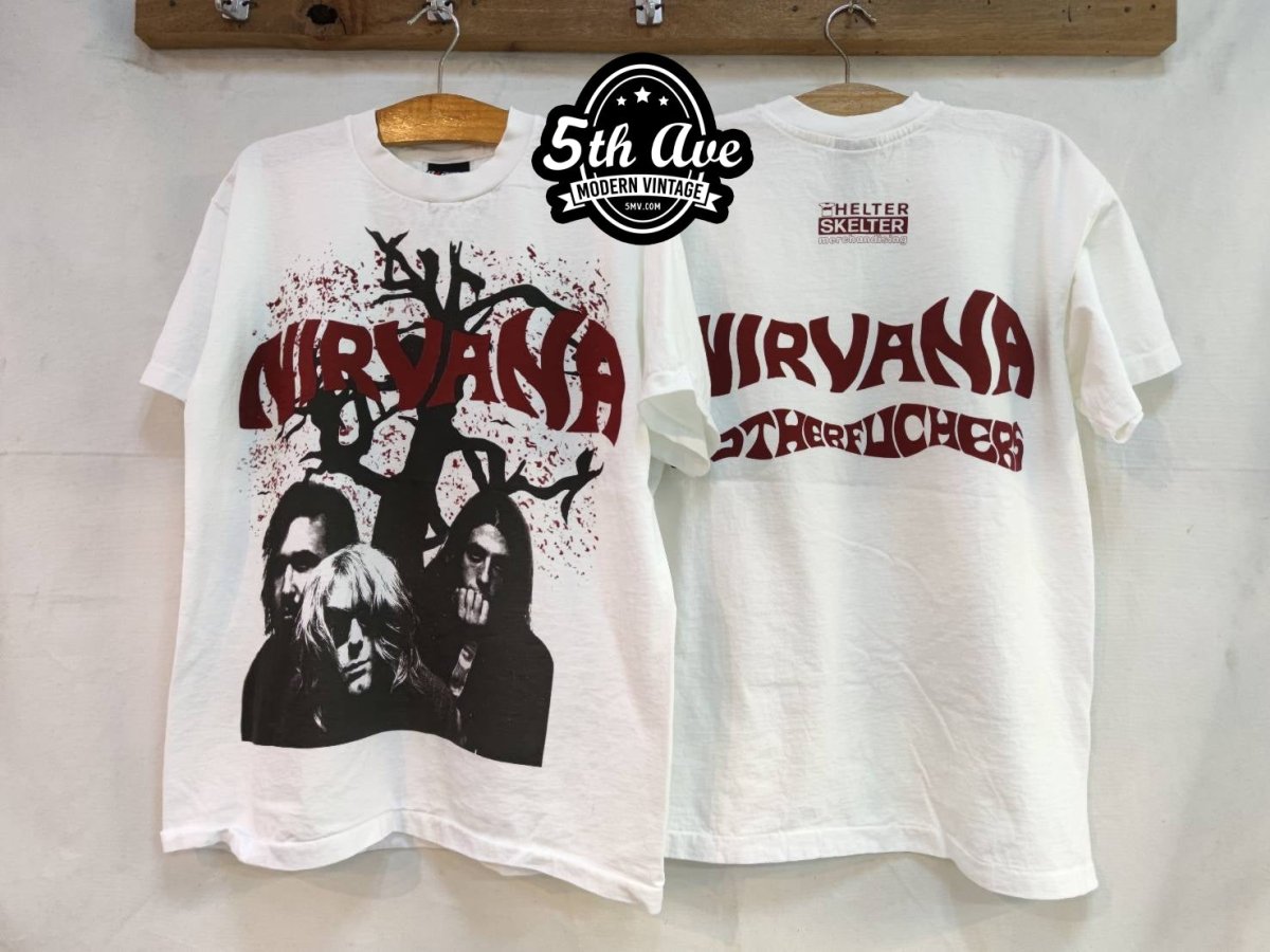 Vintage Grunge: The Ultra-Rare Nirvana Bootleg Tee - Vintage Band Shirts