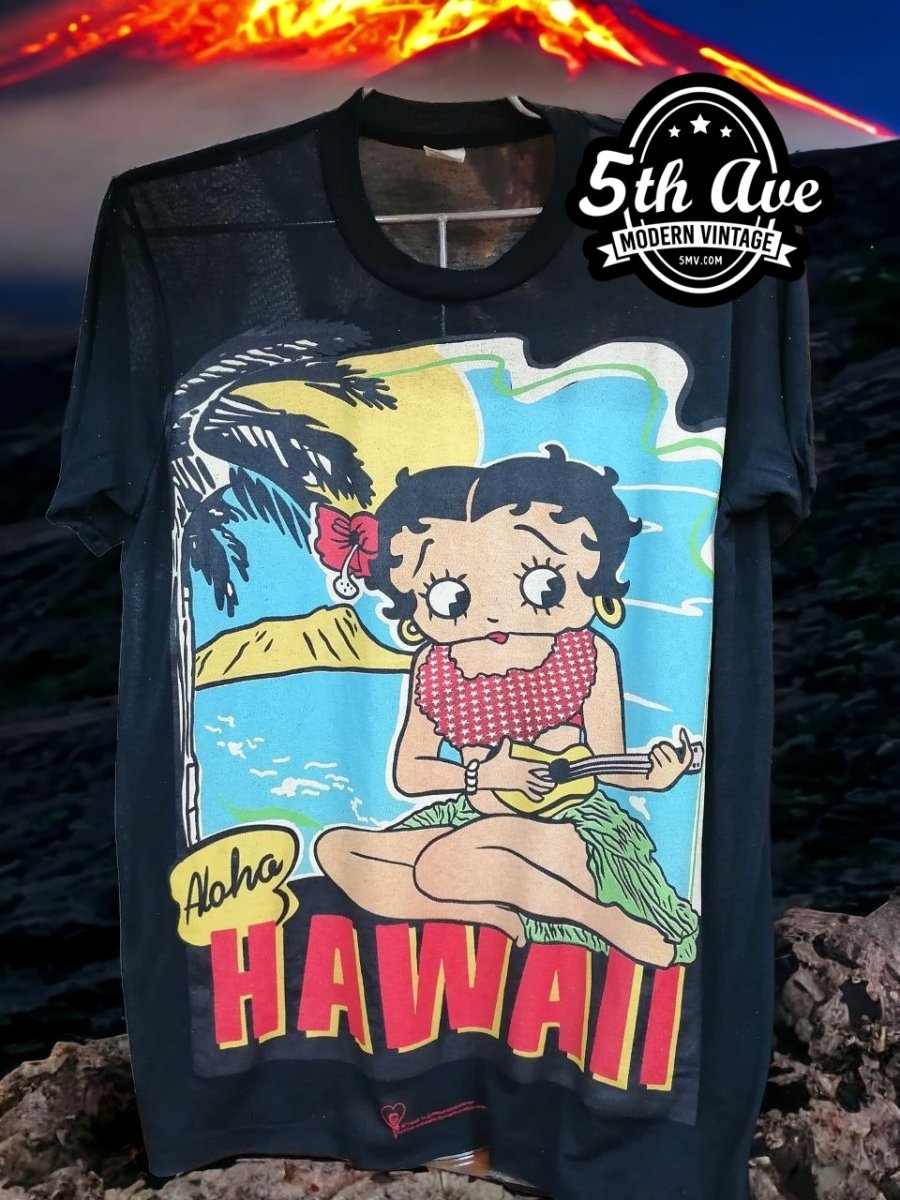 Beach Babe Alert! My New Obsession: Betty Boop Tees from 5mv.com - Vintage Band Shirts