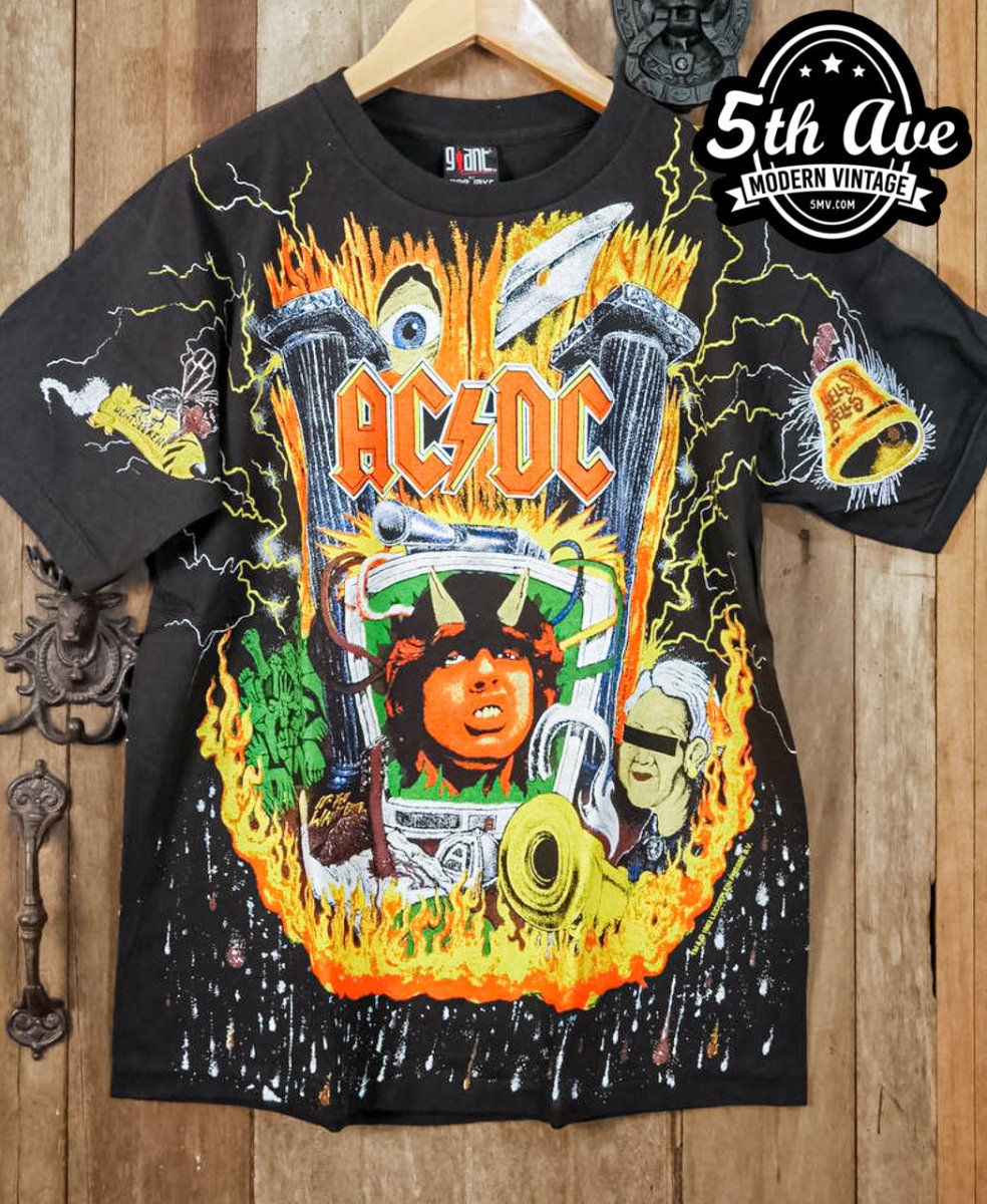 "Leave behind the imitators and embrace authenticity: Why Vintage AC/DC Single-Stitches Reign Supreme - Vintage Band Shirts