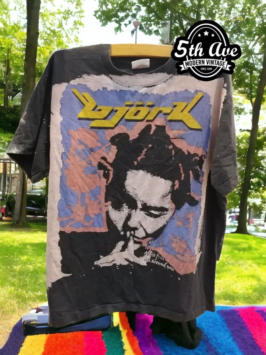 The Spectacular Björk T-Shirt: A Mosquito-Headed Masterpiece - Vintage Band Shirts