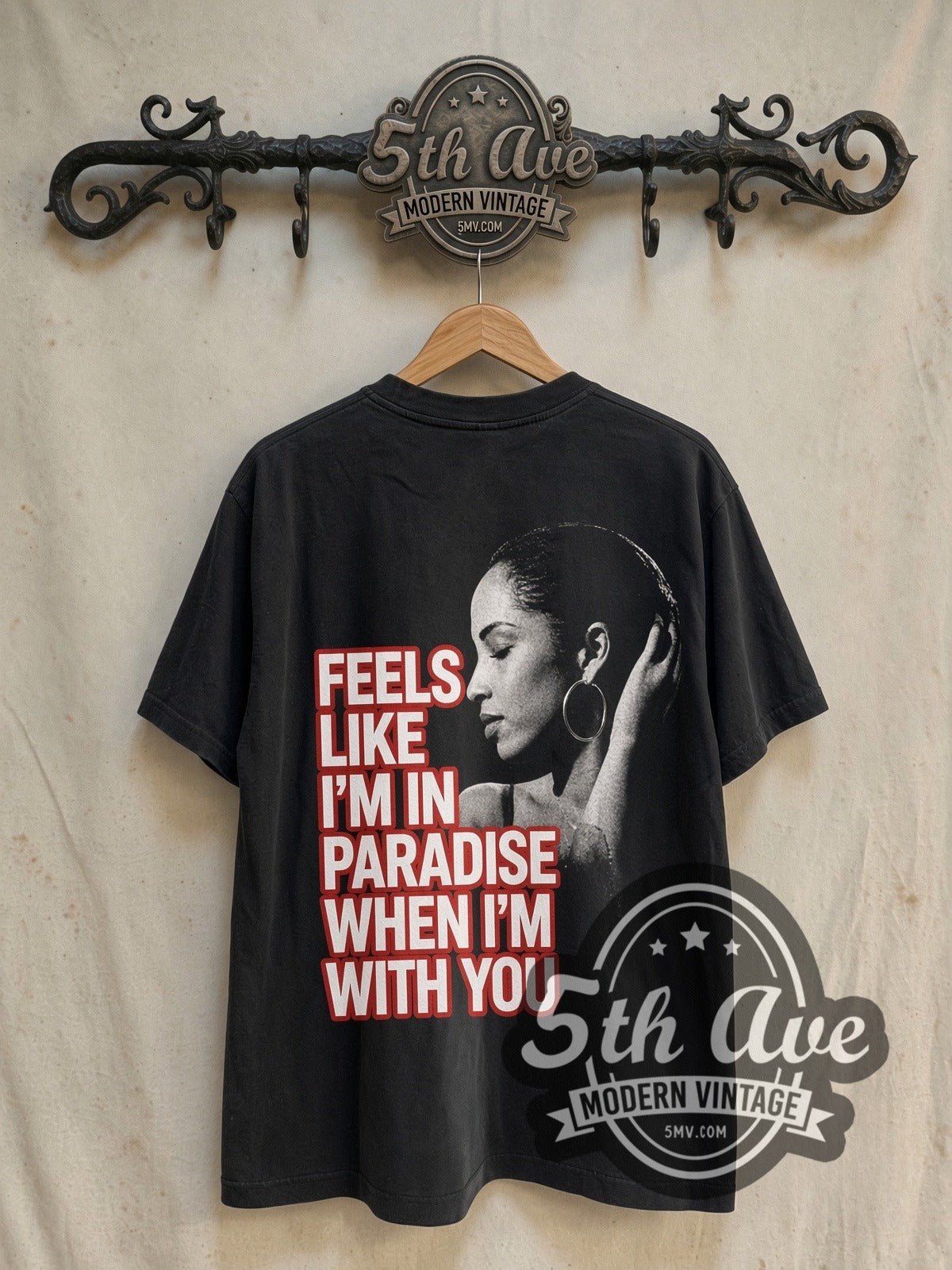 Sade Summer Deluxe Tour 1993 Black Vintage Band T-Shirt