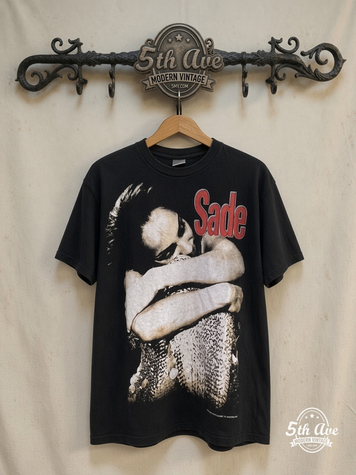 Sade Feels Like I'm in Paradise vintage band t-shirt on rack