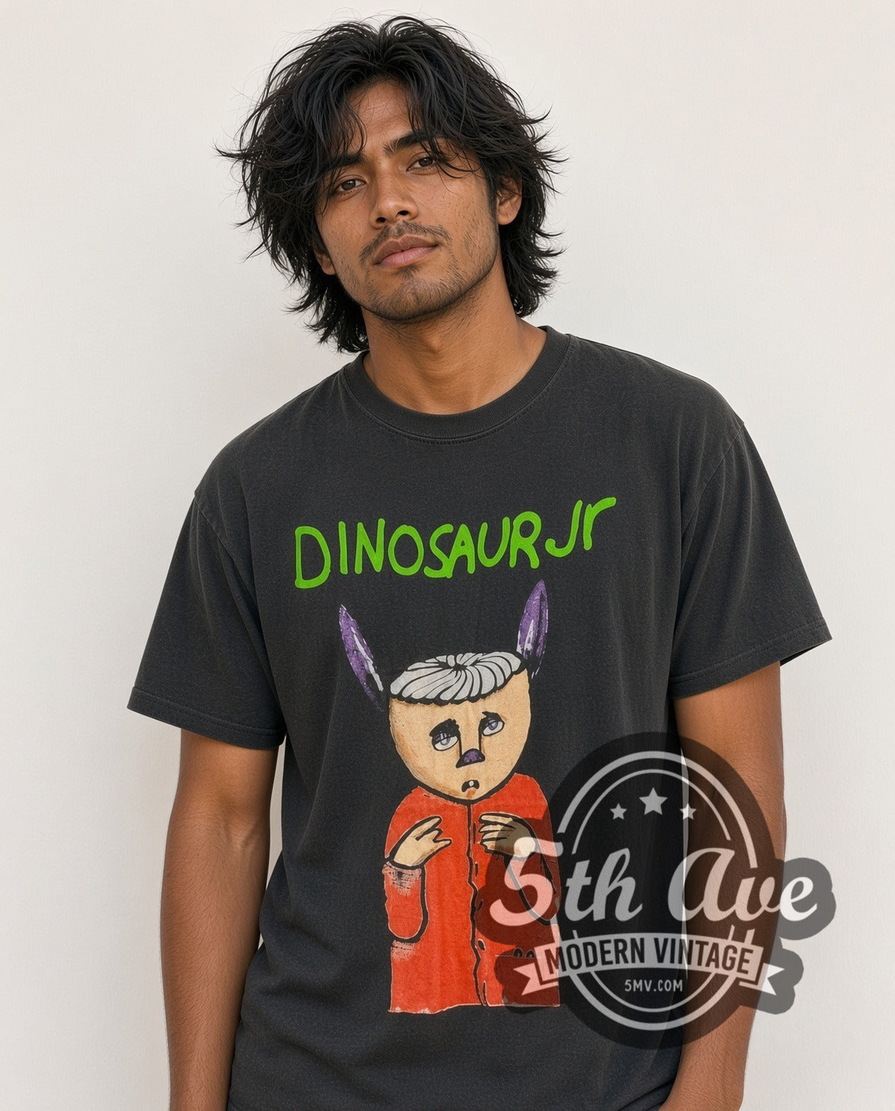 Dinosaur Jr. Without a Sound Black Vintage Band T-Shirt