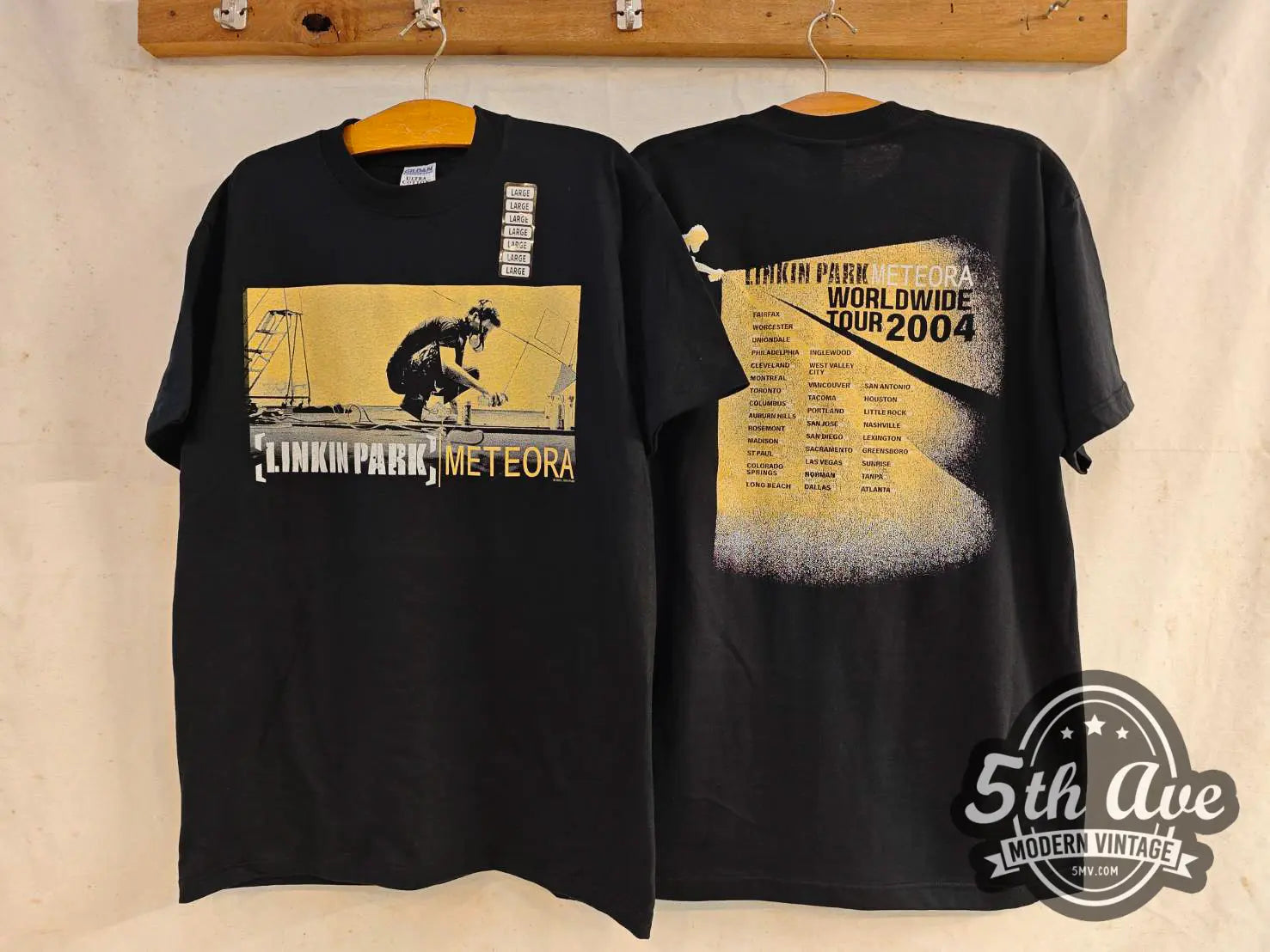 Linkin Park The Meteora Worldwide Tour 2004 - New Vintage Band T shirt