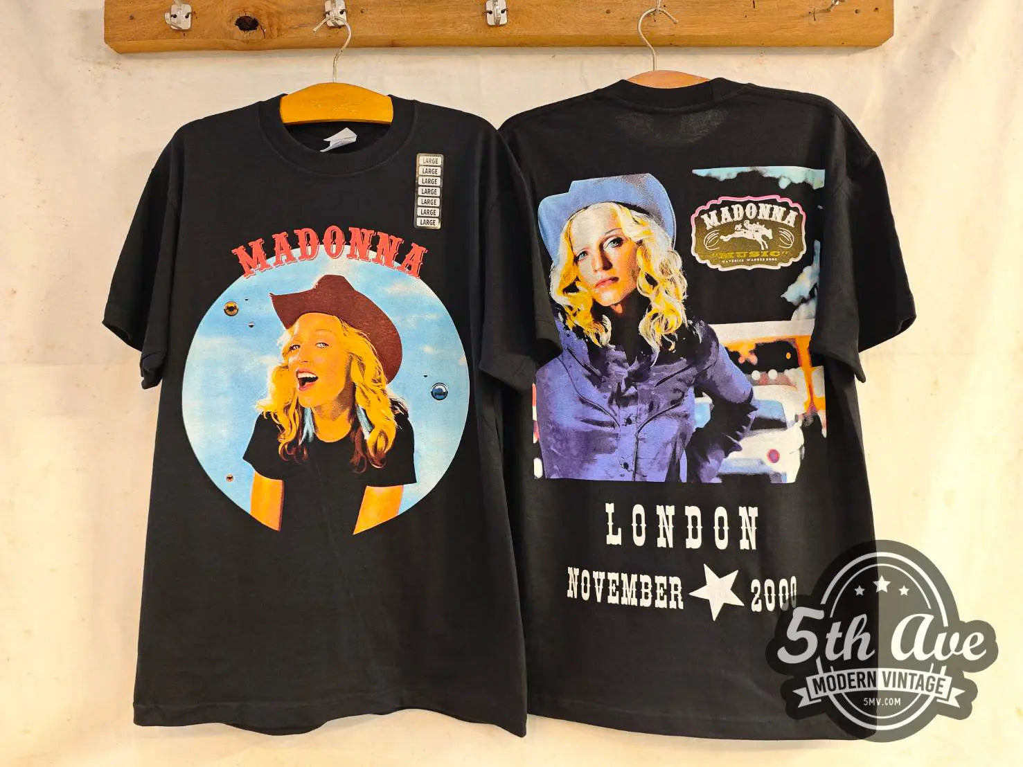 Madonna Concert at London's Brixton Academy on November 2000 - New Vintage T shirt
