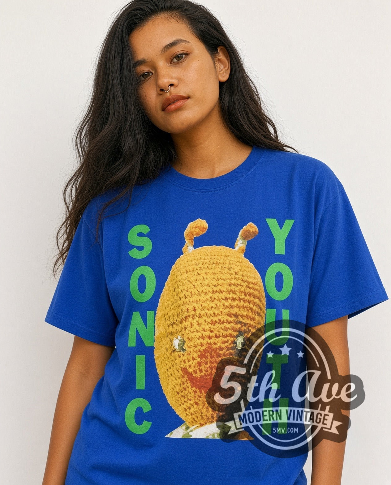 Sonic Youth Flower Vintage Reprint Band T-Shirt