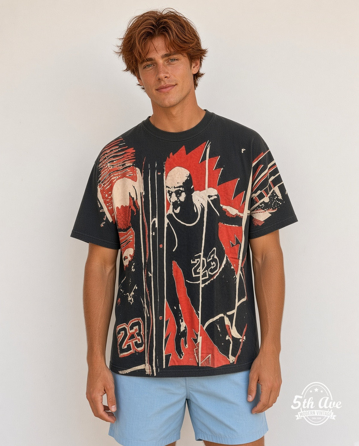 Michael Jordan - AOP all over print New Vintage T-Shirt model