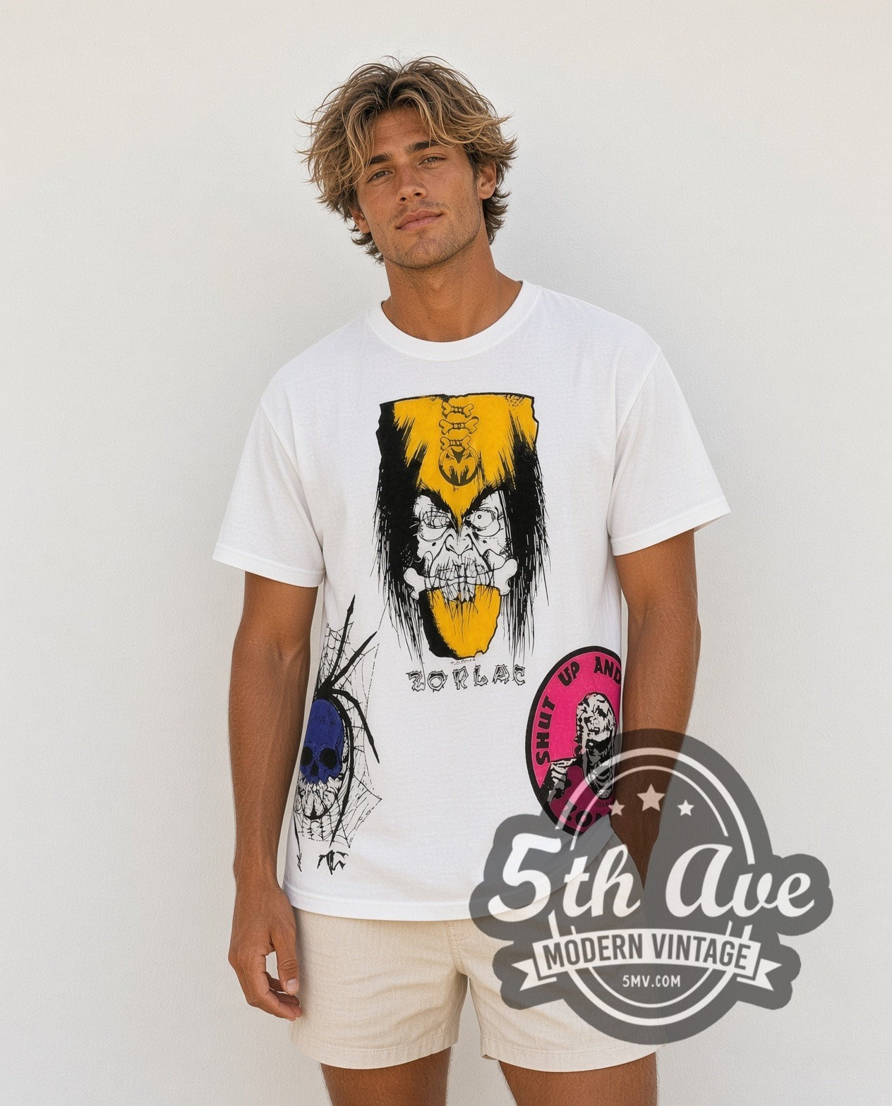Zorlac Skateboards Shut Up and Skate AOP Graphic Tee