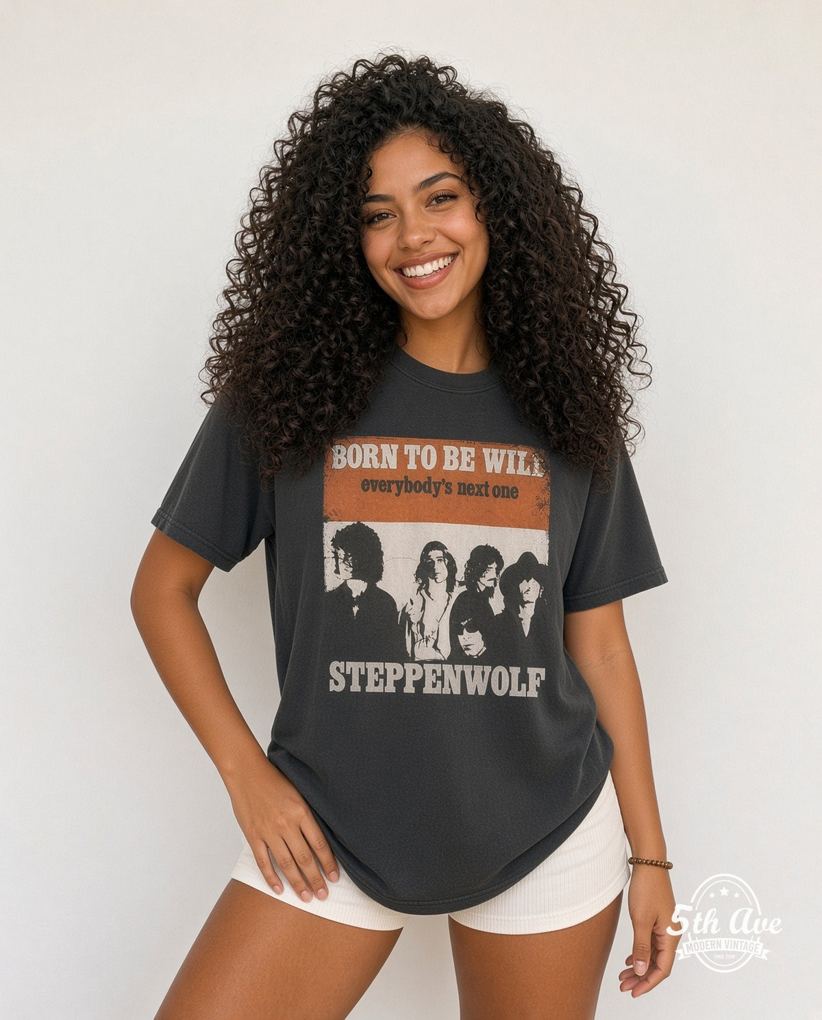 Steppenwolf 100% Cotton New Vintage Band T-Shirt model