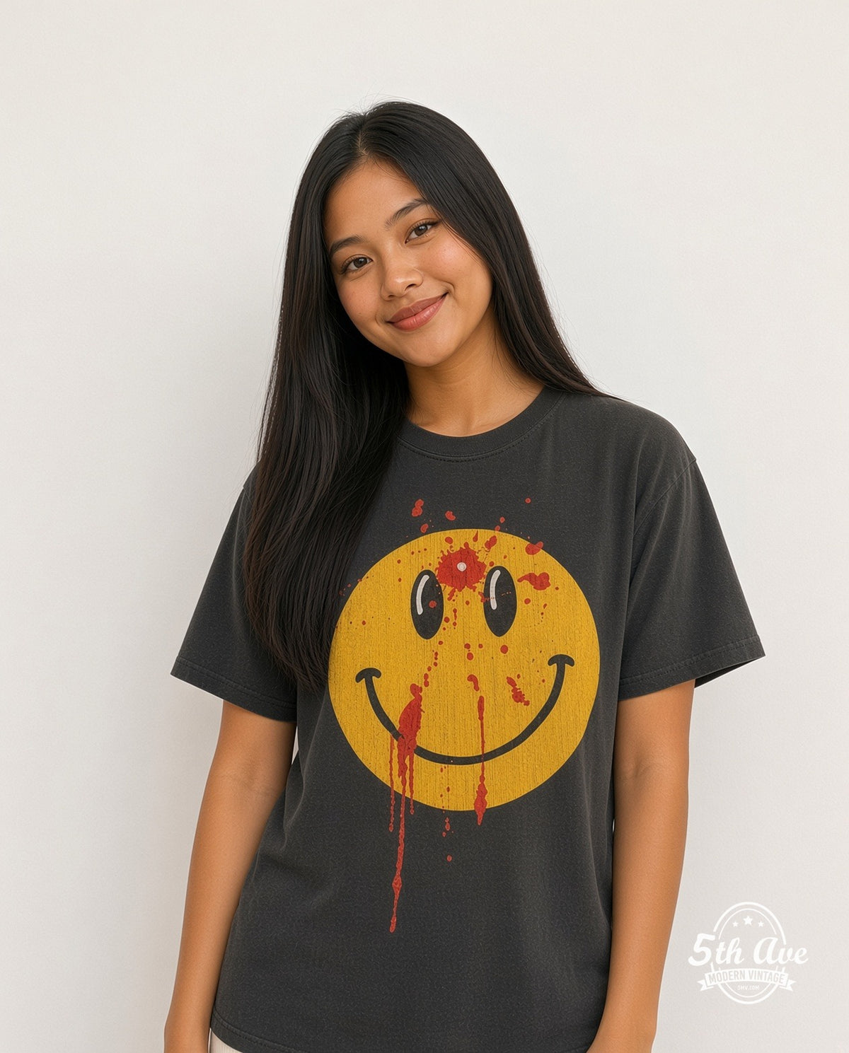 Smiley Face Bullet Hole model